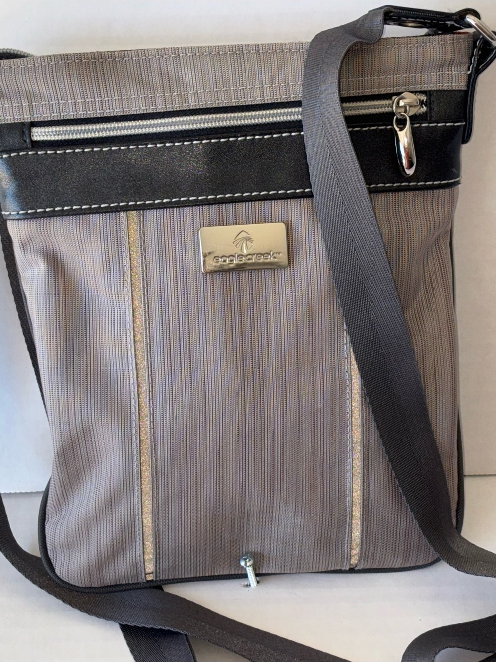 Coolgrace Taupe Crossbody Bag with Adjustable Strap